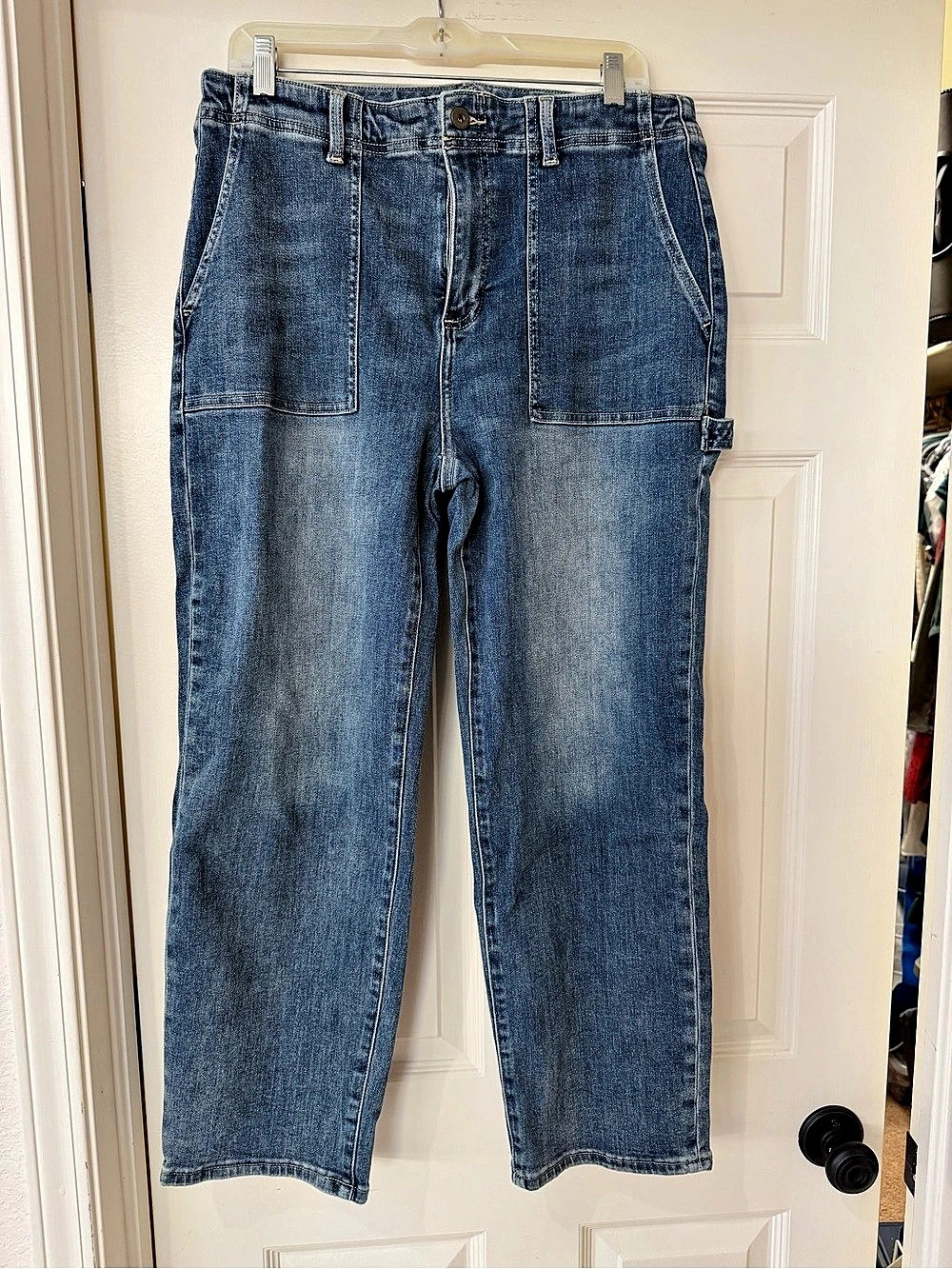 Carve Designs Corey Denim Pant Women's Straight Leg Jeans Waist 12